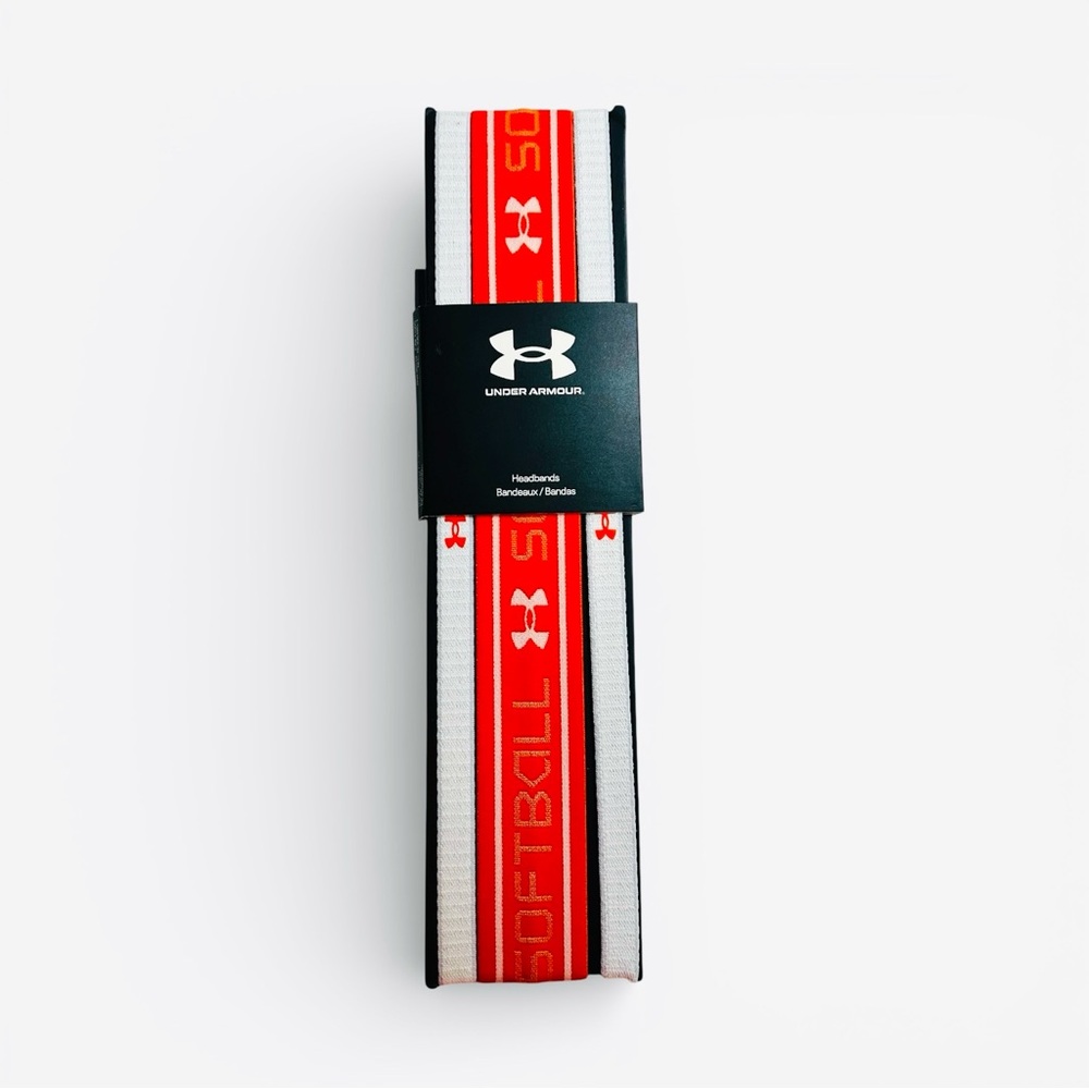 Under Armour Women’s Softball Headbands (3) - Orange/White NWT